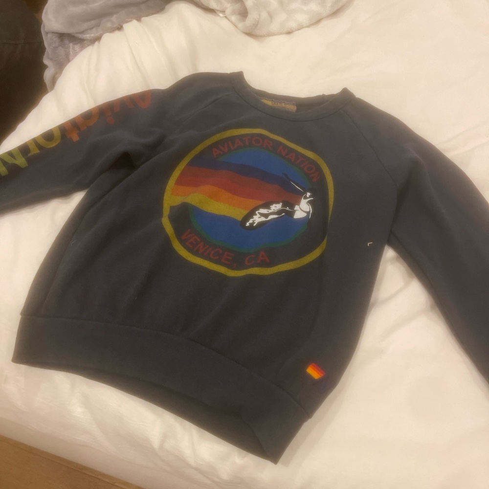 Aviator Nation Men's Navy Sweater